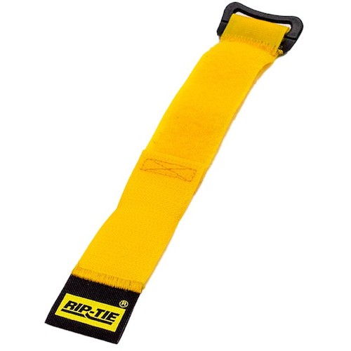 RIP-TIE　ケーブルラップバックル　２５．４ｍｍＸ２２８．６ｍｍ　１００本入　黄　【品番：HB-09-100-Y】