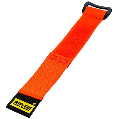 RIP-TIE　ケーブルラップバックル　２５．４ｍｍＸ３５５．６ｍｍ　１０本入　オレンジ　【品番：HB-14-010-O】