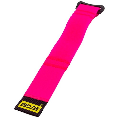 RIP-TIE　ケーブルラップバックル　２５．４ｍｍＸ５３３．４ｍｍ　１０本入　ネオンピンク　【品番：HB-21-010-NP】