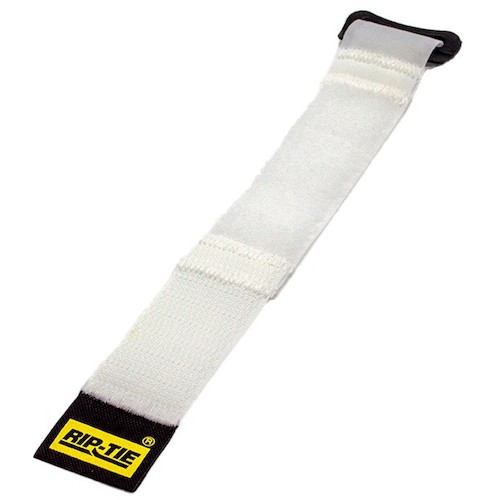 RIP-TIE　ケーブルラップバックル　２５．４ｍｍＸ５３３．４ｍｍ　１０本入　白　【品番：HB-21-010-W】