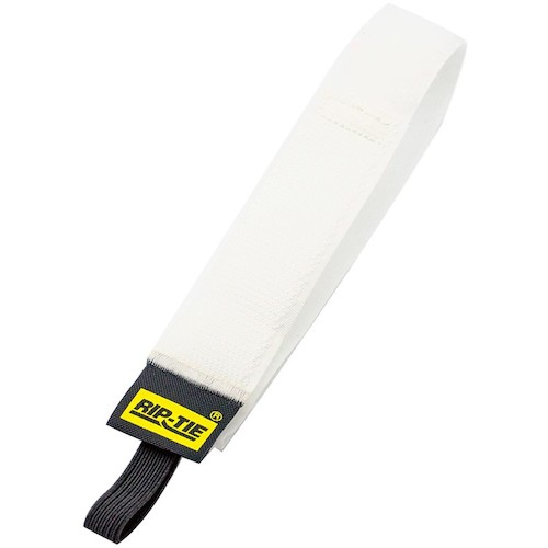 RIP-TIE　ケーブルラップゴムひも　２５．４ｍｍＸ４５７．２ｍｍ　１００本入　白　【品番：HE-18-100-W】 41,835円
