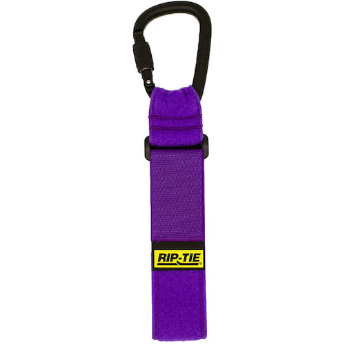 RIP-TIE　ケーブルキャリアー（安全環付きカラビナ）　５０．８ｍｍＸ６０９．６ｍｍ　１本入　紫　【品番：JP-24-E1P-V】