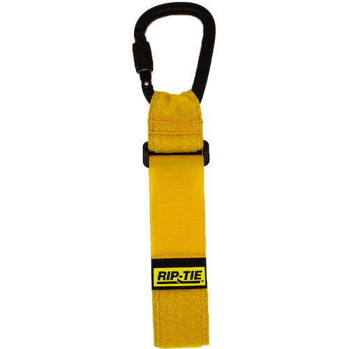 RIP-TIE　ケーブルキャリアー（安全環付きカラビナ）　５０．８ｍｍＸ６０９．６ｍｍ　１本入　黄　【品番：JP-24-E1P-Y】