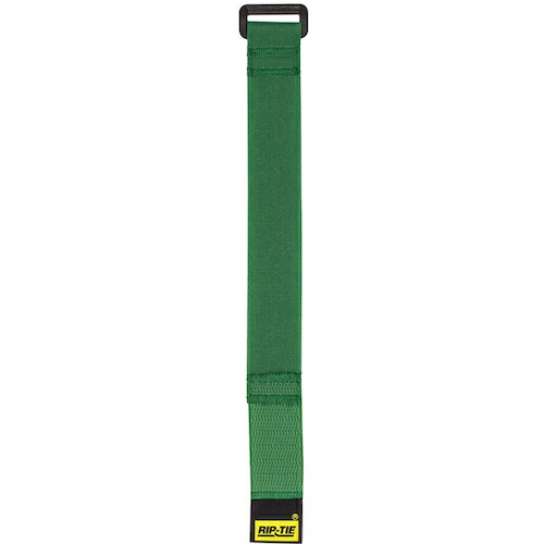 RIP-TIE シンチストラップ ２５．４ｍｍＸ４５７．２ｍｍ １０本入 緑 【品番：N-18-010-GN】
