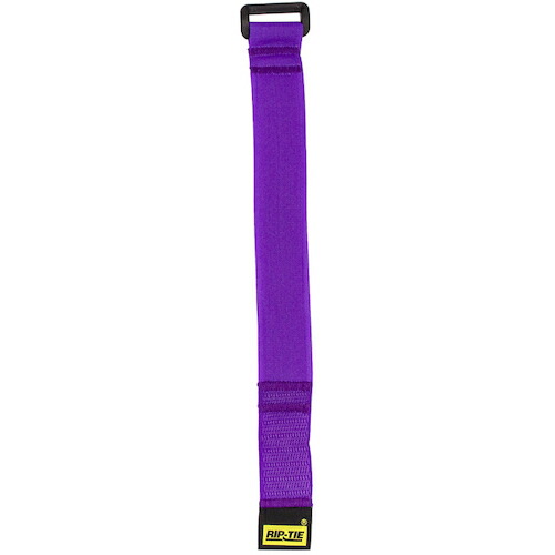 RIP-TIE　シンチストラップ　２５．４ｍｍＸ４５７．２ｍｍ　１００本入　紫　【品番：N-18-100-V】