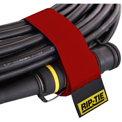 RIP-TIE　オプティカルラップ　３８ｍｍ&times;３５０ｍｍ　１０本入　赤　【品番：OP-14-010-RD】｜住設プロ　店