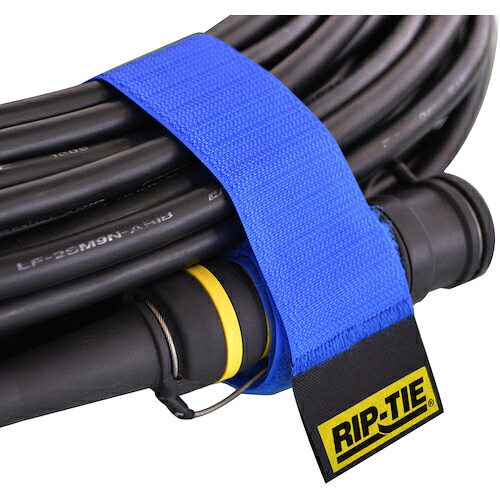 RIP-TIE　オプティカルラップ　３８ｍｍ×４５０ｍｍ　１０本入　青　【品番：OP-18-010-BU】