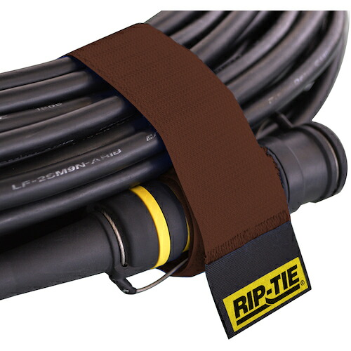RIP-TIE オプティカルラップ 38mm×550mm 10本入 茶 【品番:OP-22-010-BN】|住設プロ 店
