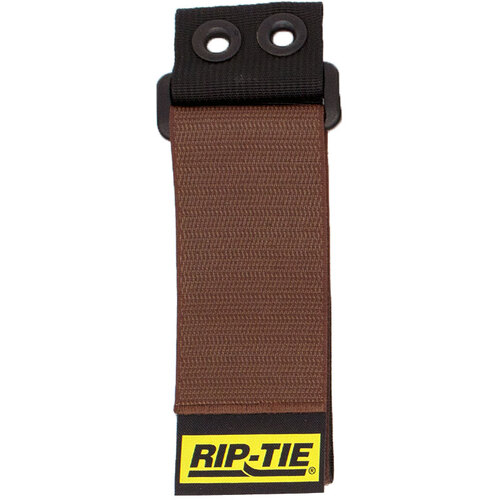 RIP-TIE 結束バンド・ケーブルラップ シンチストラップEG ウェビング付き 50.8mm×406.4mm 10本入 茶 【品番:OW-16-G10-BN】|住設プロ 店
