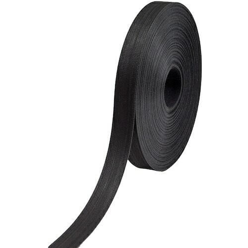 RIP-TIE ラップストラッププラス １９．０５粍Ｘ ２２．８６粍 １巻 黒 【品番：Q-75-MRL-BK】