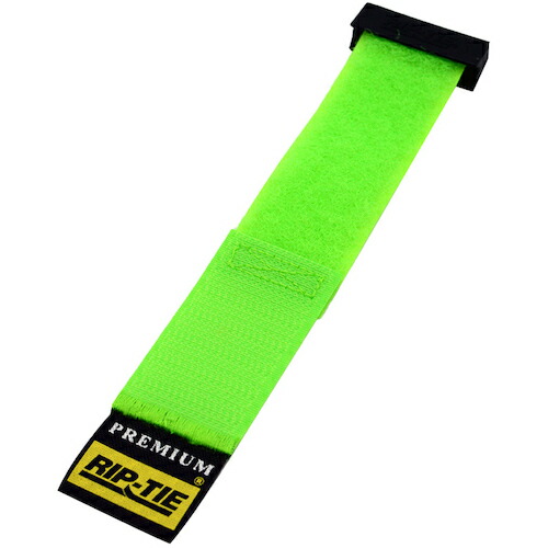 RIP-TIE　リップロックケーブルラップ　２５．４ｍｍＸ５４６．１ｍｍ　１００本入　ネオングリーン　【品番：RLH-215-100-NG】