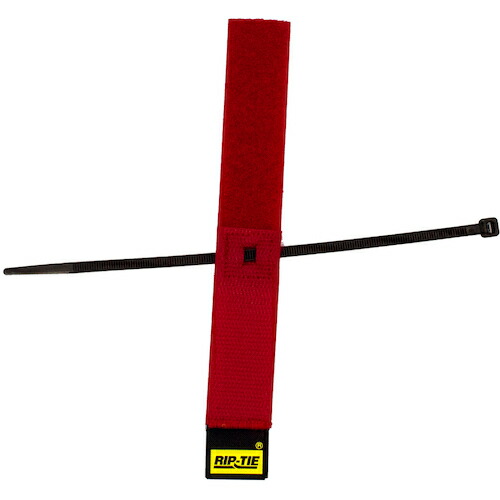 RIP-TIE　ケーブルハンガー　２５．４ｍｍＸ１５２．４ｍｍ　１００本入　赤　【品番：S-06-100-RD】