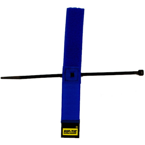 RIP-TIE　ケーブルハンガー　２５．４ｍｍＸ２２８．６ｍｍ　１００本入　青　【品番：S-09-100-BU】