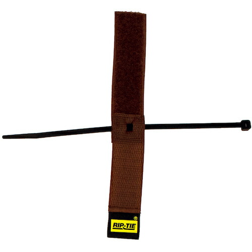 RIP-TIE　ケーブルハンガー　２５．４ｍｍＸ５３３．４ｍｍ　１０本入　茶　【品番：S-21-010-BN】