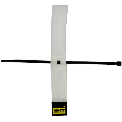 RIP-TIE ケーブルハンガー ２５．４ｍｍＸ５３３．４ｍｍ １０本入 白 【品番：S-21-010-W】