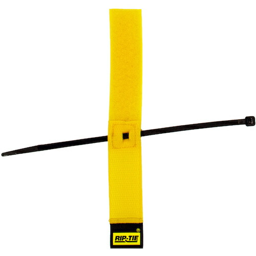 RIP-TIE ケーブルハンガー ２５．４ｍｍＸ５３３．４ｍｍ １０本入 黄 【品番：S-21-010-Y】