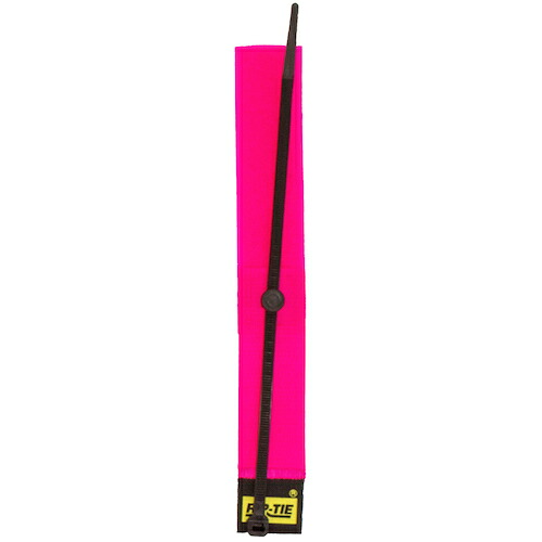 RIP-TIE　回転式ケーブルハンガー　２５．４ｍｍＸ１５２．４ｍｍ　１００本入　ネオンピンク　【品番：S-P6-100-NP】