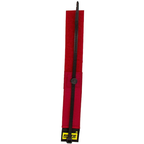 RIP-TIE　回転式ケーブルハンガー　２５．４ｍｍＸ１５２．４ｍｍ　１００本入　赤　【品番：S-P6-100-RD】