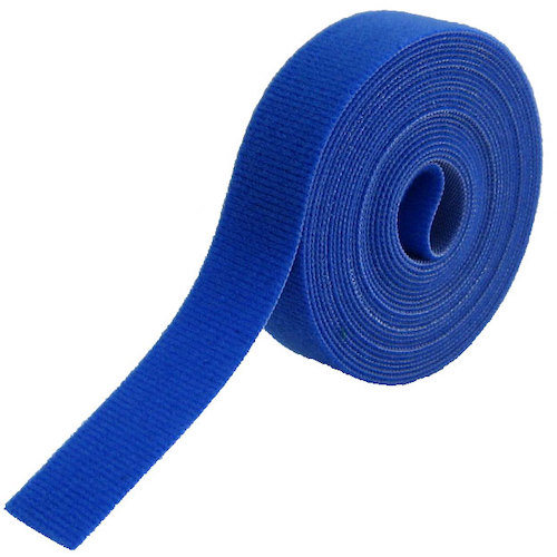RIP-TIE ラップストラップ １２．７粍Ｘ１８２．８８ｍ １巻 青 【品番：W-60-1SP-BU】