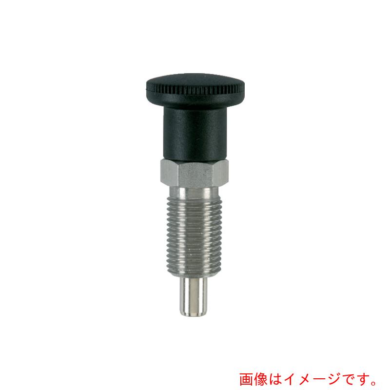 ロームヘルド・ハルダー　ＨＡＬＤＥＲ　インデックスボルト六角カラー付　ホールド機構付　ＳＵＳ呼び寸１６ネジ部Ｍ２４×２　【品番：22110.0237】