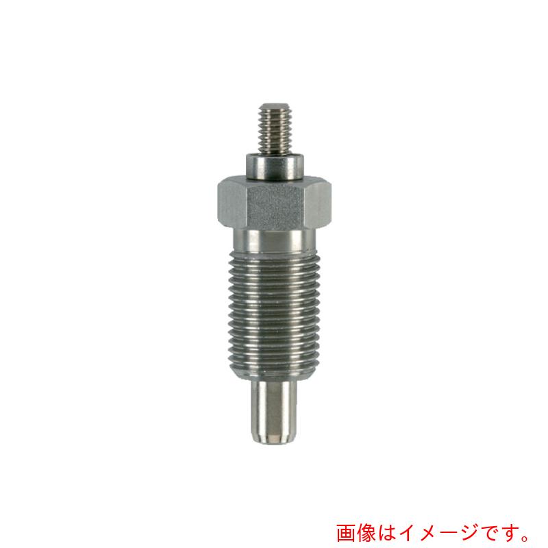ロームヘルド・ハルダー　ＨＡＬＤＥＲ　インデックスボルト　六角カラー付　ノブなし　ＳＵＳ　呼び寸６ネジ部Ｍ１２×１．５　【品番：22110.0249】