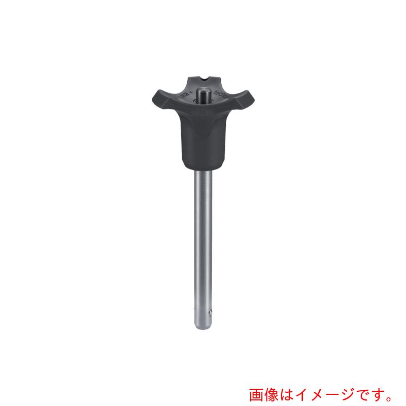 ロームヘルド・ハルダー　ＨＡＬＤＥＲ　ボールロックピン　セルフロッキング　黒　ピン径１６　ピン長さ４５　【品番：22370.0889】