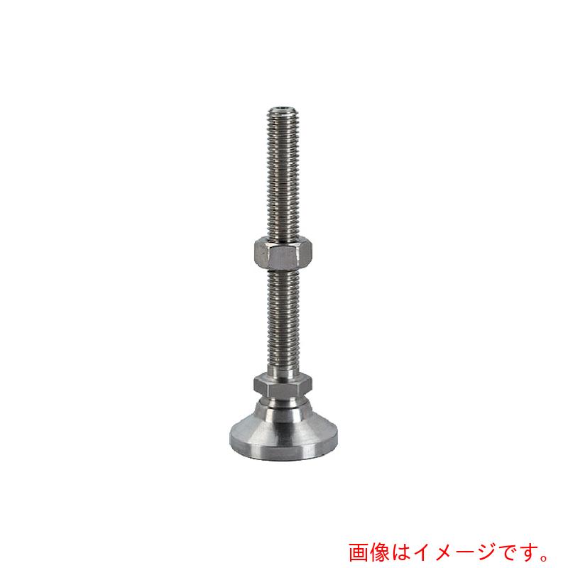 ロームヘルド・ハルダー　ＨＡＬＤＥＲ　レべリングパッド　パッド、オネジ付　ボール部　ＳＵＳ　耐荷重１６ｋＮ　呼びＭ１０　長さ１５０　【品番：22590.0642】
