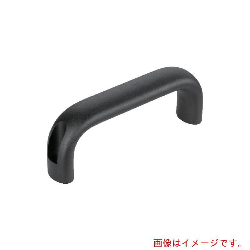 ロームヘルド・ハルダー　ＨＡＬＤＥＲ　アーチ形グリップ　前面固定　アルミニウム、黒　【品番：24300.0341】