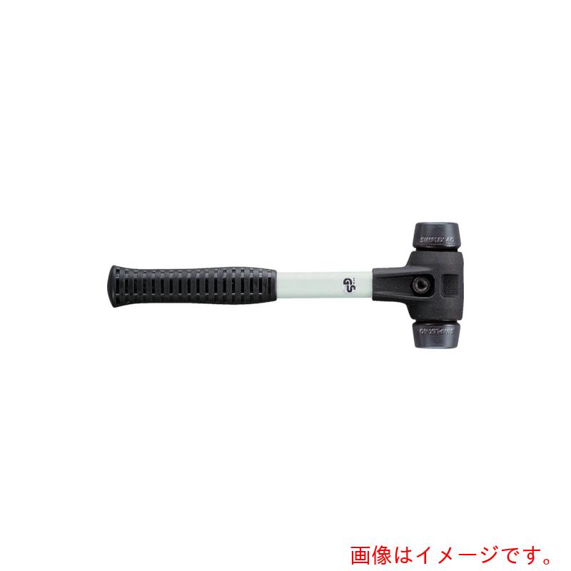 ロームヘルド・ハルダー　ＨＡＬＤＥＲ　シンプレックス・ハンマー　タイプＣ　ゴム複合材（黒）径６０　【品番：3702.060】