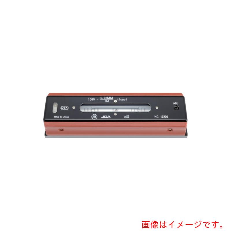 新潟理研測範（RSK）　平形水準器　　Ａ級　２００&times;０．１　【品番：06-10-200】｜住設プロ　店
