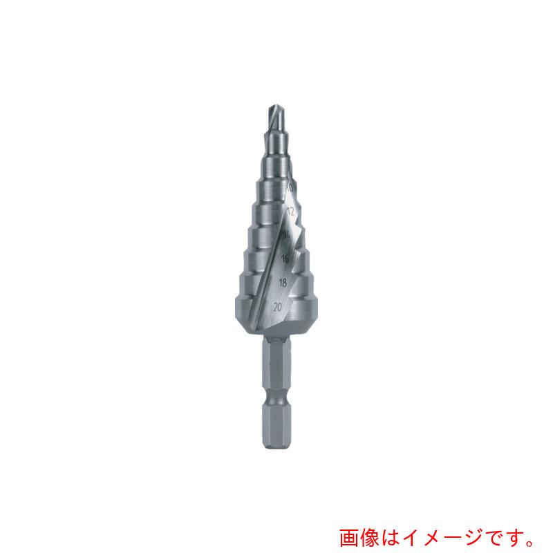 RUKO ２枚刃スパイラルステップドリル（六角軸タイプ） ２０ｍｍ ハイス 【品番：101051H】