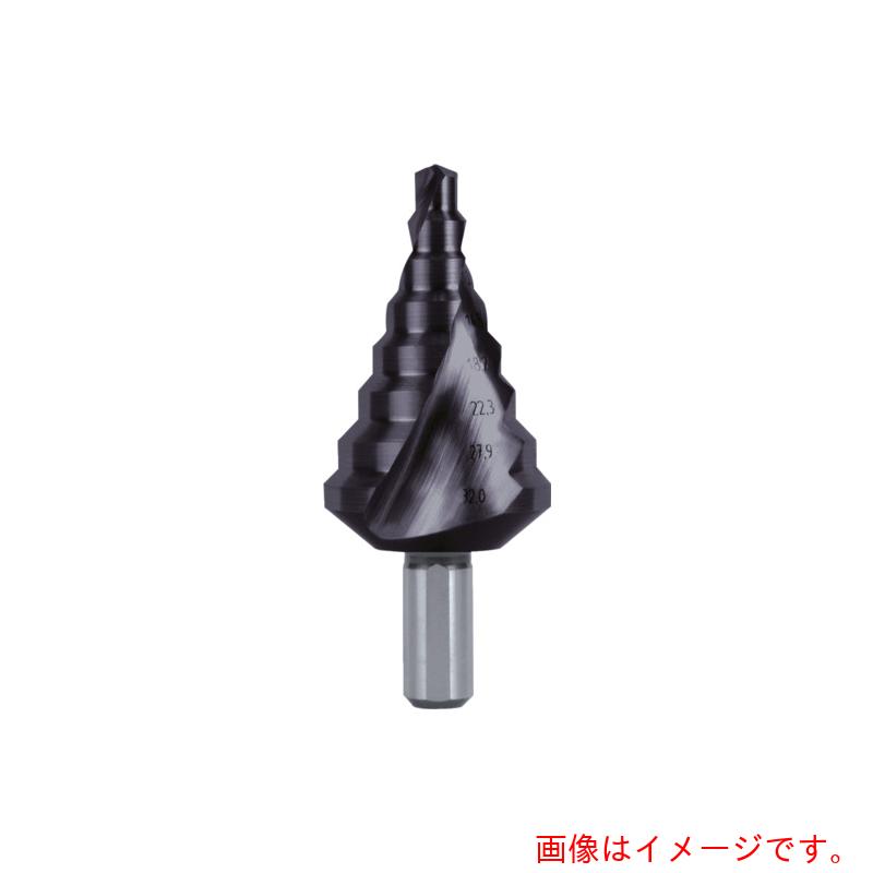 RUKO ２枚刃スパイラルステップドリル ３２粍 チタン軽銀 【品番：101057F】