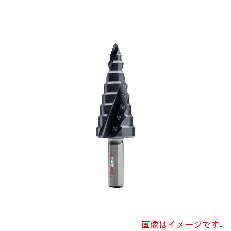 RUKO ２枚刃スパイラルステップドリル 「アルティメットカット」 フローステップチップ ６－２０粍 ルナテックコーティング 【品番：101651P】