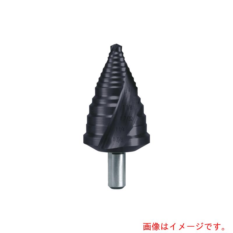 RUKO　２枚刃スパイラルステップドリル　１－３／８　チタンアルミニウム　【品番：101706F】