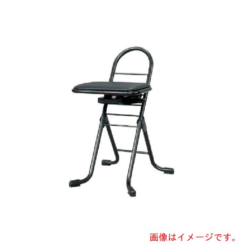 ルネセイコウ　作業用チェア　黒　【品番：PW-200S/01】