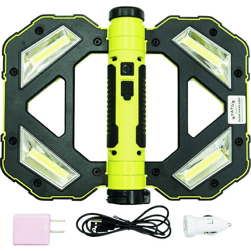 仙台銘板　スタイリッシュハンディＬＥＤライト充電器セット　【品番：5290013】