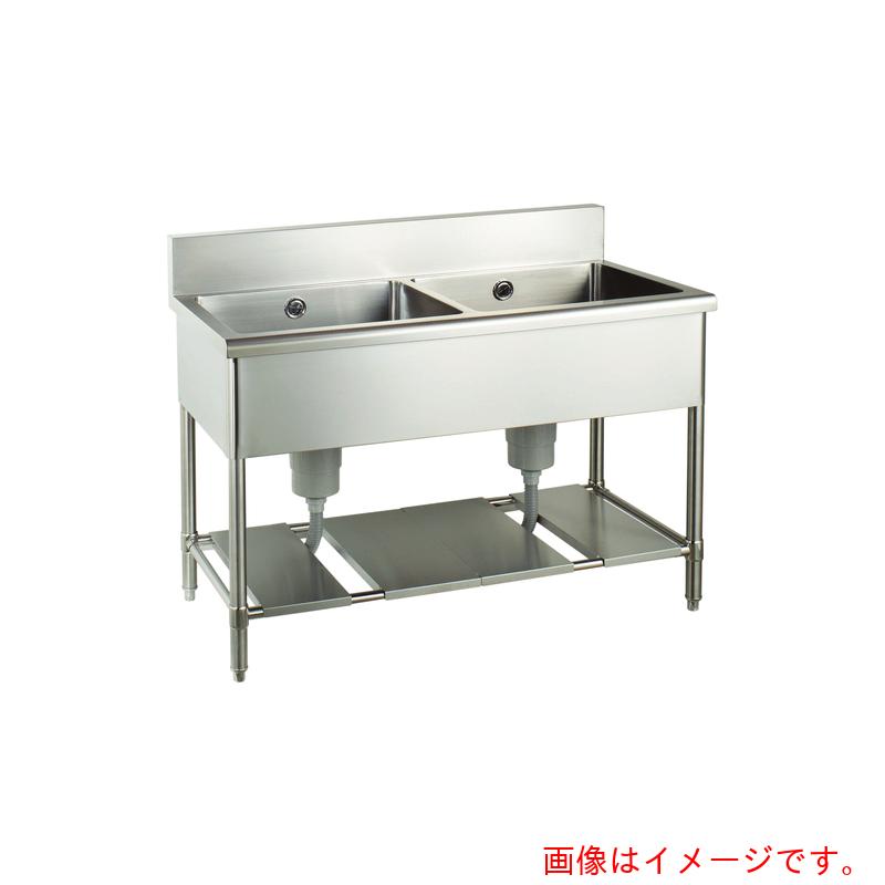 伸榮産業　ステンレス２槽流し台　ＰＨＷＡ&minus;６００　【品番：PHWA-600】｜住設プロ　店