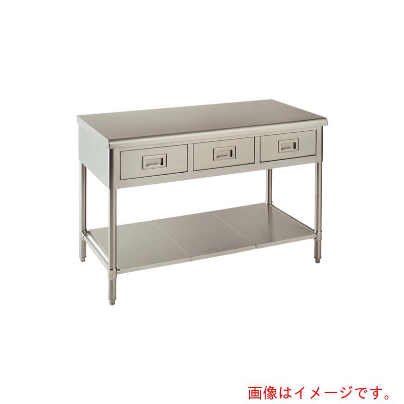【別途送料あり】伸榮産業　ステンレス引出し付実験台　ＰＴＤ&minus;１８７５　【品番：PTD-1875】｜住設プロ　店