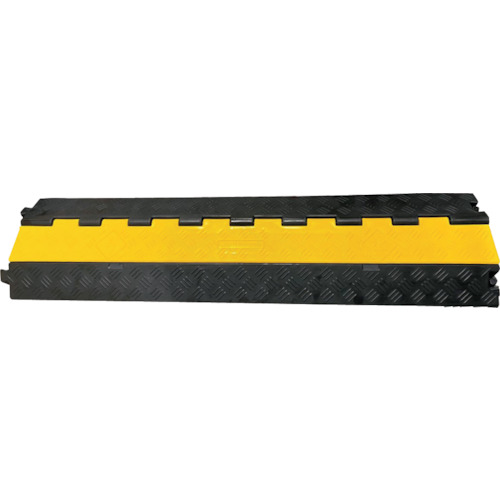 【別途送料あり】セーフラン安全用品（SAFERUN）　２槽ケーブルプロテクター　【品番：14465】