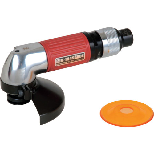 【別途送料あり】埼玉精機（U TOOLS） ジスクグラインダーΦ１００ロータリー式（軽研削） 【品番：U-104SR】