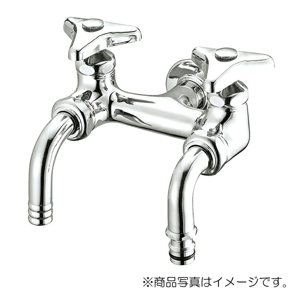 SANEI　散水用二口ホーム水栓（固定コマ仕様） 寒冷地用　【品番：F136K-13】