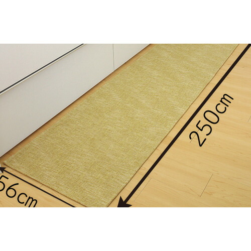 サンベルム ＰａｌｌｙＰａｌｌｙ勝手もと引っ敷き ２５０ｃｍ 黄色 【20個】 【品番：K70704】