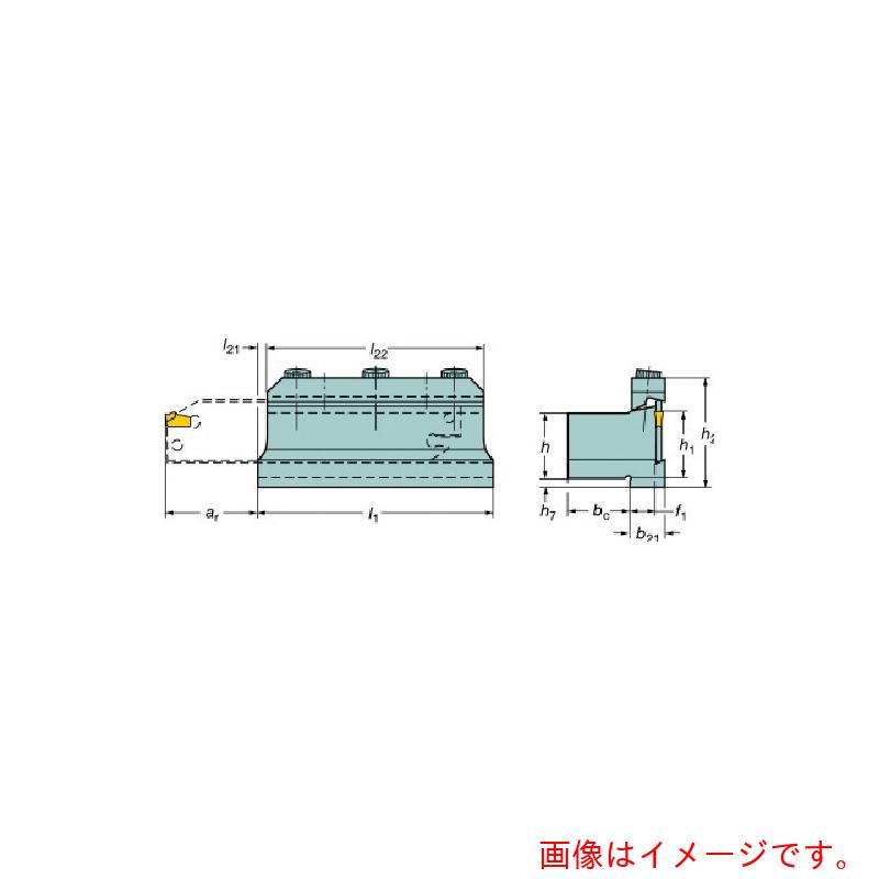 サンドビック　コロマントカンパニー　ＳＡＮＤＶＩＫ　Ｔ－Ｍａｘ　Ｑ－カット　ツールブロック（４２０）　【品番：151.2-2520-21】