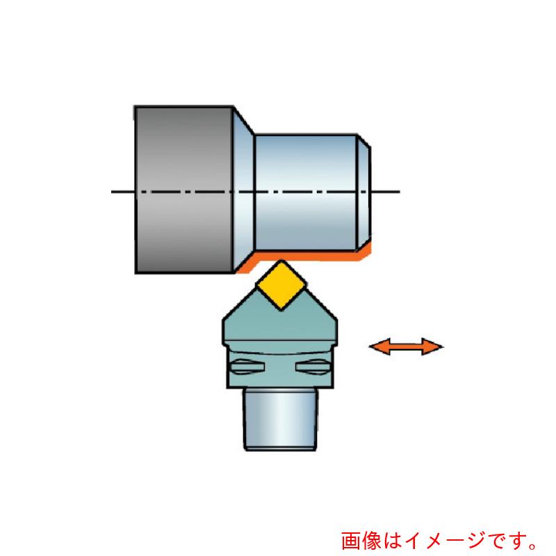 サンドビック　コロマントカンパニー　ＳＡＮＤＶＩＫ　コロマントキャプト　セラミックチップ用カッティングヘッド（４１０）　【品番：C5-CSDNN-00060-12-4】