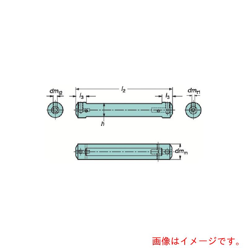 サンドビック コロマントカンパニー ＳＡＮＤＶＩＫ 円柱平すべり出しシャンク コロターンＸＳアダプター（４２５） 【品番：CXS-A16-06】