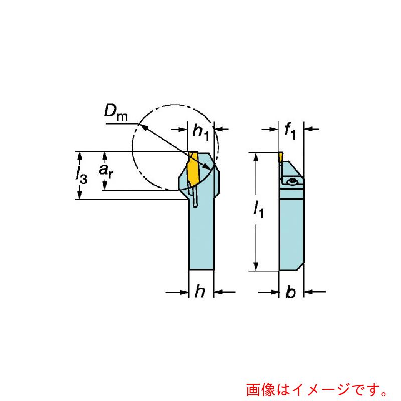 サンドビック　コロマントカンパニー　ＳＡＮＤＶＩＫ　ＱＳホールディングシステム　コロカット１・２用突切り・溝入れバイト（４８０）　【品番：QS-LF123E11-1616B】