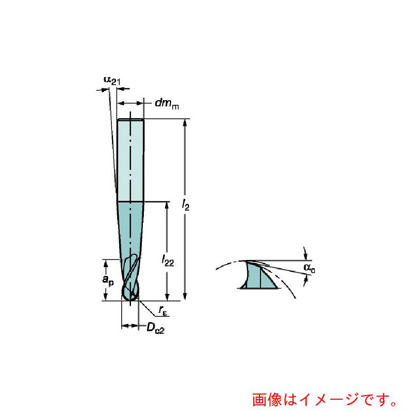 【電子メール便相応う】サンドビック コロマントカンパニー ＳＡＮＤＶＩＫ コロミルプルーラ 超硬ソリッドエンドミル（７３０） １６３０ 【品番：R216.53-08040RAL15G】