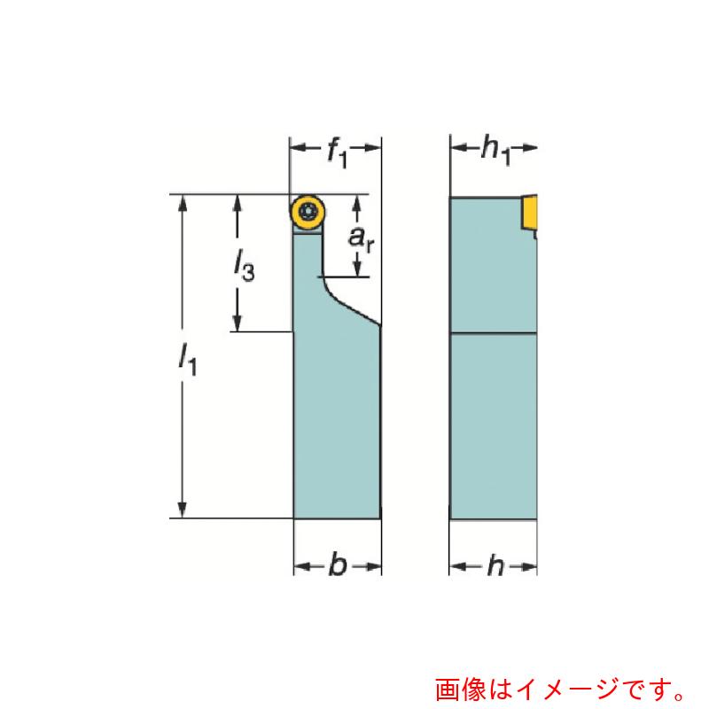サンドビック　コロマントカンパニー　ＳＡＮＤＶＩＫ　コロターン１０７　ポジチップ用シャンクバイト（２１０）　【品番：SRDCR 2525M 08-A】
