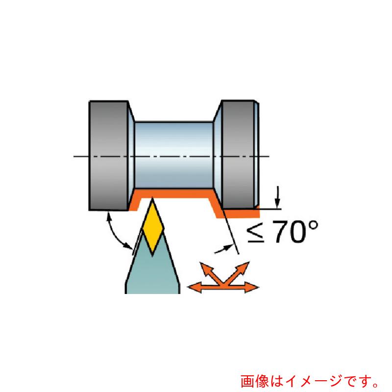 サンドビック　コロマントカンパニー　ＳＡＮＤＶＩＫ　コロターン１０７　小型旋盤用シャンクバイト（２１０）　【品番：SVVBN 1010K 11-S-B1】