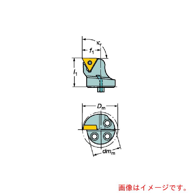 サンドビック　コロマントカンパニー　ＳＡＮＤＶＩＫ　コロターンＳＬ　コロターン１０７用カッティングヘッド（４１０）　【品番：570-STFCL-40-16】